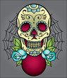 skull roses