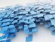 Illustration: Abstract 3d squares background Abstract 3d squares background