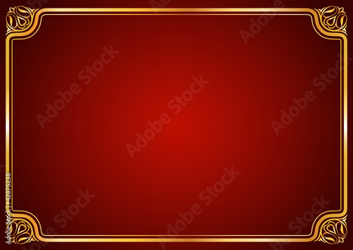 Vector: Oval köşe desenli kırmızı fon Oval köşe desenli kırmızı fon