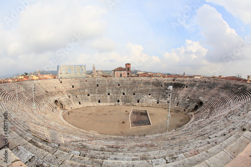 Photo: ancient arena of Verona, Italy ancient arena of Verona, Italy