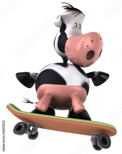 Illustration: Fun cow Fun cow