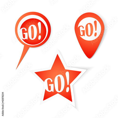Illustration: Go! Bubbles. Stickers set Go! Bubbles. Stickers set