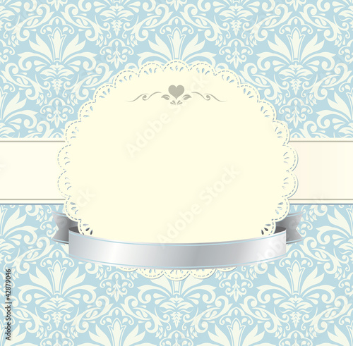 Vector: invitation vintage label vector frame blue invitation vintage label vector frame blue