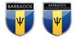 barbados flag emblem