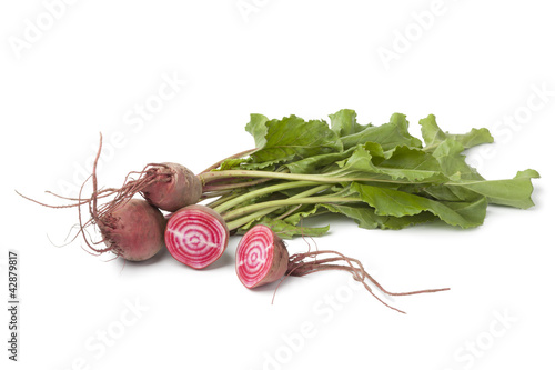 Photo: Fresh raw Chioggia beets Fresh raw Chioggia beets