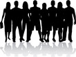 Vector: Group of people Group of people