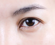 Close up woman eye.
