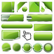 green button-set
