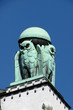 Owl, architectural detail