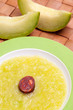 Kalte Suppe mit Melone und Chorizo