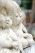 Child Monk Dolls , in the temple ,Chiangmai,Thailand.