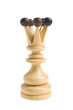 Foto: Chess piece isolated on white Chess piece isolated on white