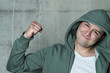 begeisterter teenager