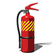 fire extinguisher vector illustration