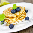 Pancakes mit Heidelbeeren