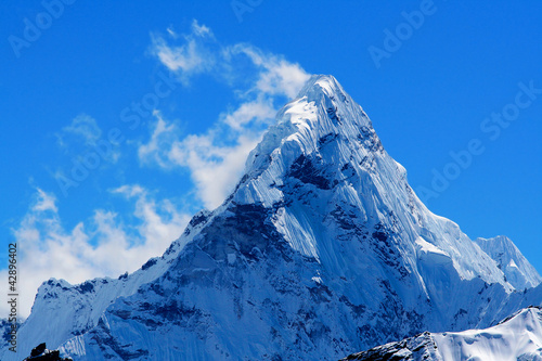 Photo: Nepal, Everest Region, Mt. Ama Dablam Nepal, Everest Region, Mt. Ama Dablam