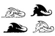 Heraldic griffins