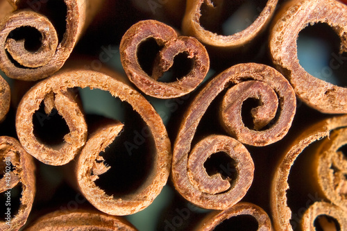 Photo: Cinnamon background Cinnamon background