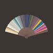 Color sampler, vector art illustration