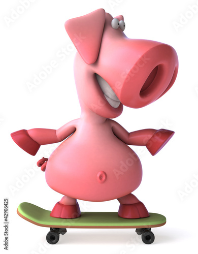 Illustration: Fun pig Fun pig