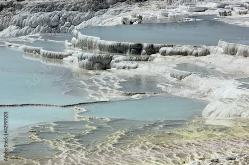Photo: Tavertine pools and terraces at pamukkale Tavertine pools and terraces at pamukkale
