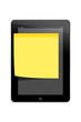 Postit On Tablet
