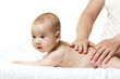 Photo: mother hands massaging cute baby mother hands massaging cute baby