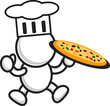 Vector: pizza pizza