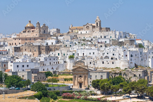 Photo: Panoramic view of Ostuni. Puglia. Italy. Panoramic view of Ostuni. Puglia. Italy.