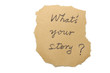 What's your story