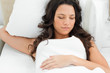 Charming woman sleeping