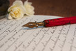 Photo: Pen and letter Pen and letter