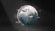 Weltweiter Internet Daten Scan im Retro Design 3D
