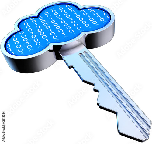 Illustration: cloud key cloud key