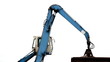 Mechanical Grabber Claw Crane in the Scrapyard