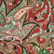 beautiful colorful paisley seamless background.