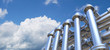pipeline on a sky background