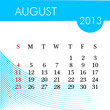 Vector: calendar for 2013 august illustration calendar for 2013 august illustration