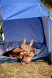 Lovers in a tent