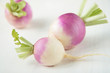 Photo: Three turnips with purple skin Three turnips with purple skin