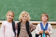 Students with backpacks ready to leave school