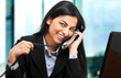 Businesswoman speaking at the phone
