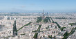 Eiffel Tower and panorama of Paris