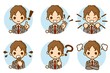 ビジネスマン　表情　アイコン