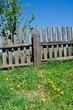 Old wooden fence