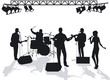 Band auf der Bühne