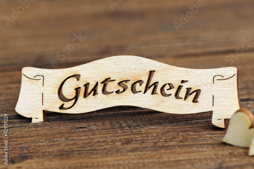 Photo: Gutschein Gutschein