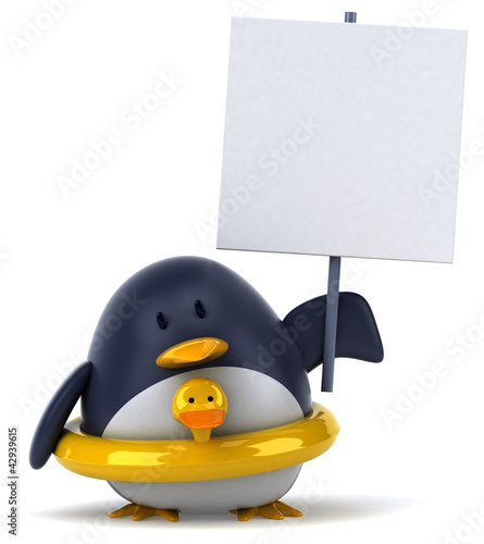 Illustration: Fun penguin Fun penguin