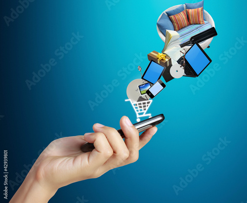Foto: Touch screen mobile phone Touch screen mobile phone