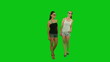 Vídeo: Two young women thinking where to go. Green Screen Two young women thinking where to go. Green Screen